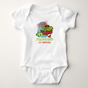 Boy Fisherman in Ausbildung Baby Strampler