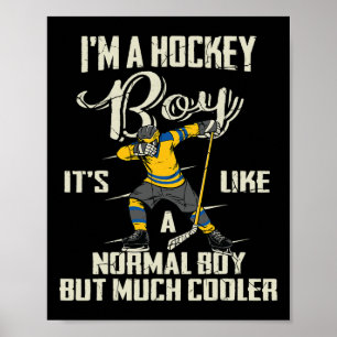 Boy Funny Dabbing Player Boys Kids Bzr Poster