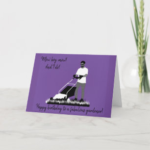 Boy Gardener Geburtstagskarte Karte