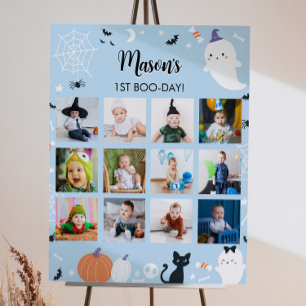 Boy Ghost Erstes Jahr Foto Meilenstein-Zeichen Poster