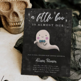 Boy Ghost Halloween Baby Dusche Little Boo Einladung
