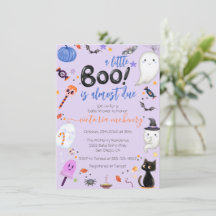 Boy Ghost Little Boo ist zu Halloween Baby Dusche
