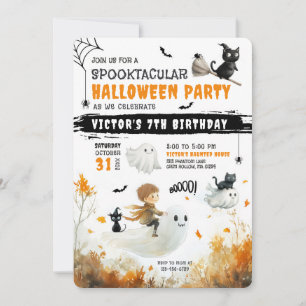 Boy Ghost Rider Halloween-Party Einladung