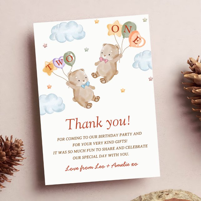 Boy Girl Couple Teddy Bears Party Geburtstag Einladung (Von Creator hochgeladen)