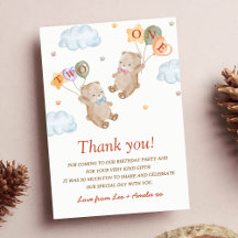 Boy Girl Couple Teddy Bears Party Geburtstag