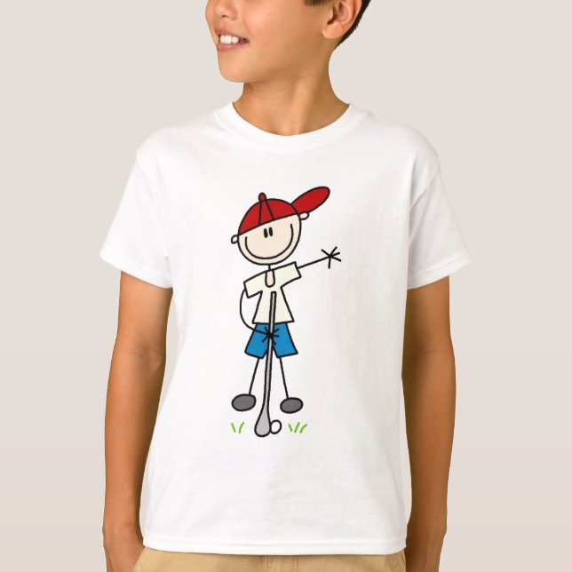 Boy Golfer Tshirts und Geschenke (Vorderseite)