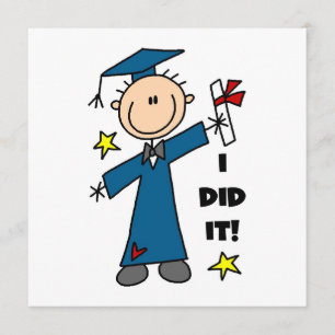 Boy Graduate Ankündigung