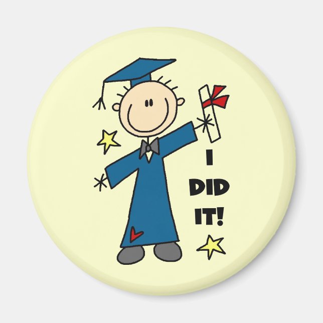 Boy Graduate Magnet (Vorne)