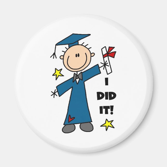 Boy Graduate Magnet (Vorne)