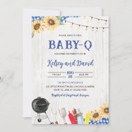 Boy GRILLEN Baby Shower Einladung