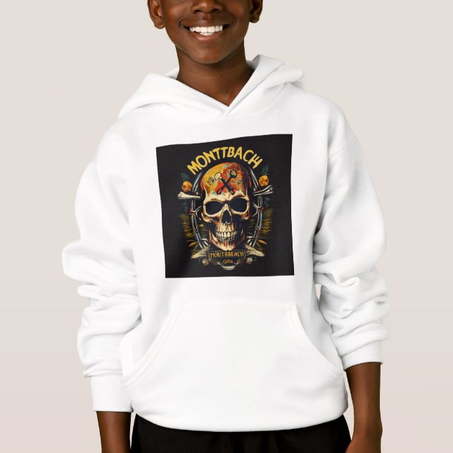 Boy Kids Pullover Print Template Hoodies (Vorderseite)