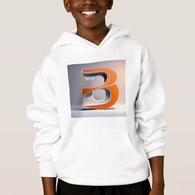 Boy Kids Pullover Print Template Hoodies (Vorderseite)