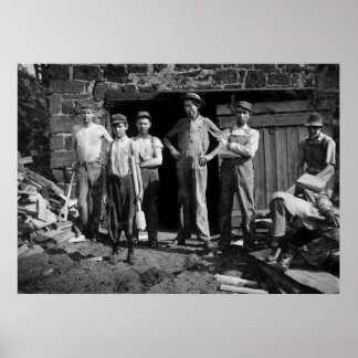 Boy Laborers, 1913 Poster