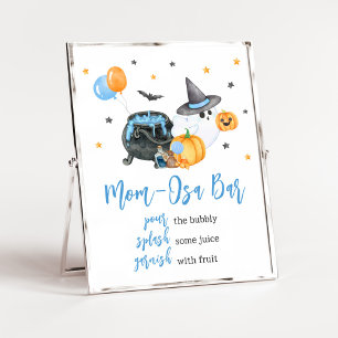 Boy Little Boo Ghost Baby Dusche Mama Osa Bar Poster