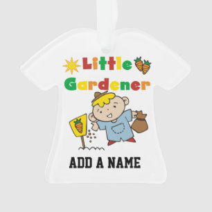 Boy Little Gardener Ornament