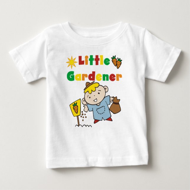 Boy Little Gardener Tshirts und Geschenke (Vorderseite)
