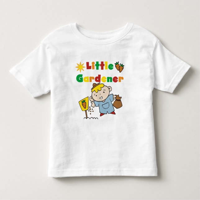 Boy Little Gardener Tshirts und Geschenke (Vorderseite)