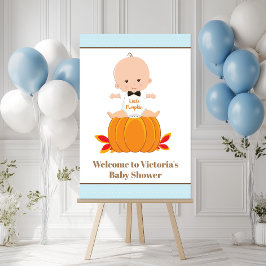 Boy Little Pumpkin Baby Dusche Begrüßungszeichen