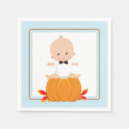 Boy Little Pumpkin Baby Duschpapier Napkins Serviette
