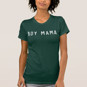 "Boy Mama" Women's Fine Jersey Crew-Neck T - Shirt