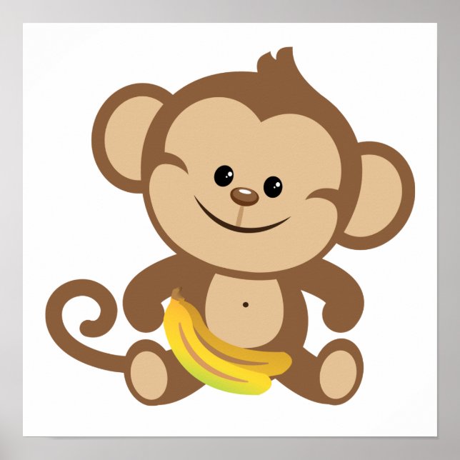 Boy Monkey With Poster (Vorne)