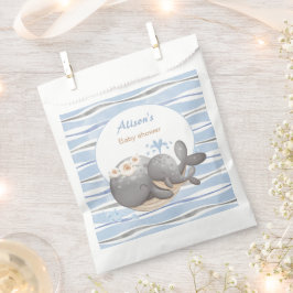 Boy Nautical Whale Blue Summer Boy Baby Dusche Geschenktütchen