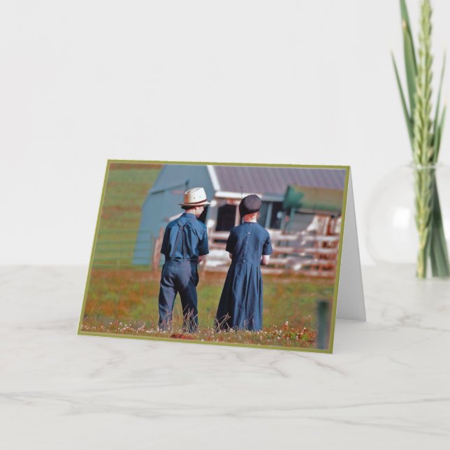 Boy’n'Girl Fishing Greeting Card Karte (Vorderseite)