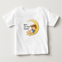 Boy on the moon