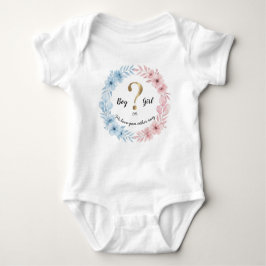 Boy or Girl? – Gender Reveal Baby Bodysuit  Baby Strampler