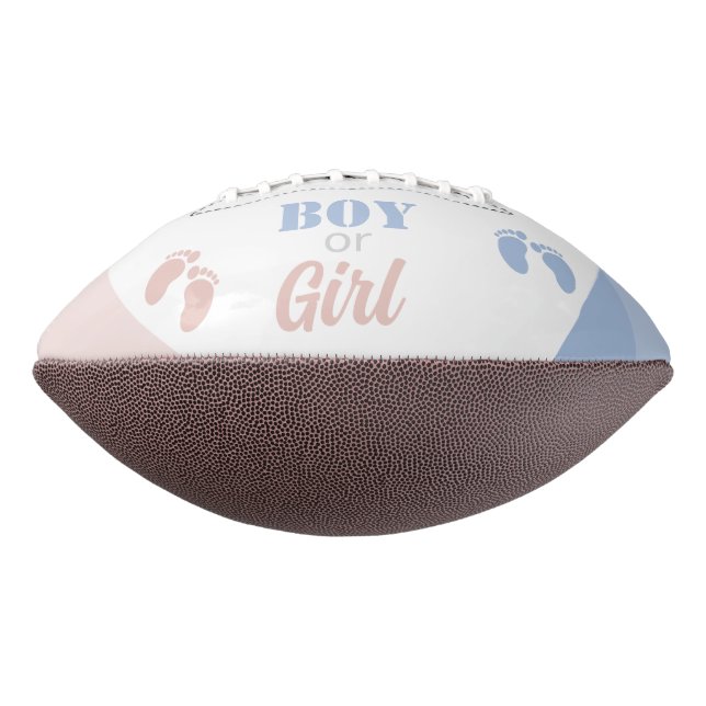 Boy or Girl Gender Reveal Party Game Football (Gedreht 270)