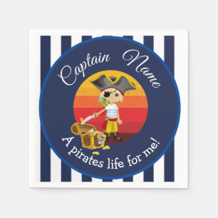 Boy Party Pirate Serviette