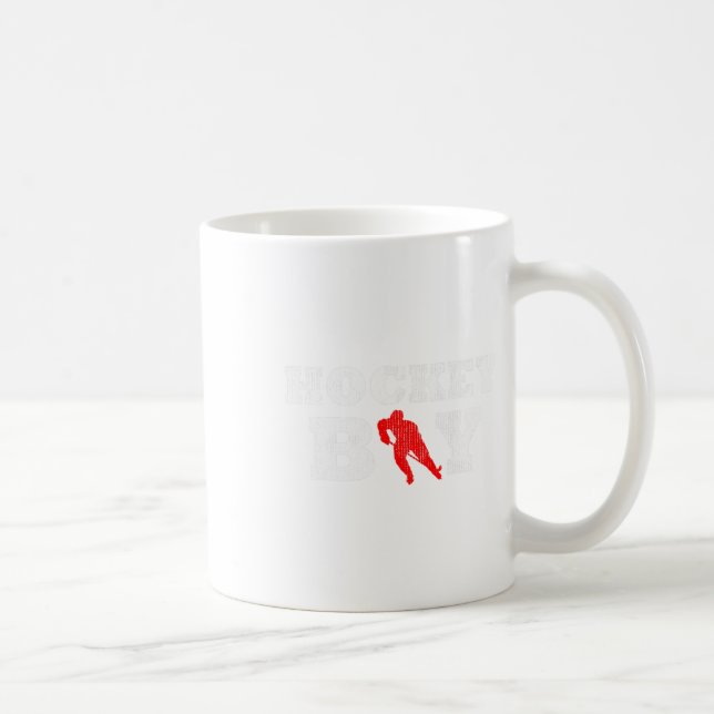 Boy Player Silhouette Sportgeschenk Kaffeetasse (Rechts)