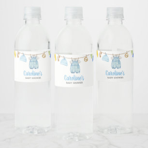 Boy Popsicle Baby Dusche Wasserflaschenetikett