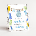 Boy Popsicle Baby Shower Envelope Station Poster<br><div class="desc">Mit dieser Popsicle Baby Dusche machen Sie Ihre Veranstaltung ganz besonders mit unserem niedlichen und liebevoll bedruckten Envelope Sign mit einem bezaubernden Baby Clothes Baby Shower Thema. Laden Sie diese Touch herunter,  personalisieren Sie sie und schaffen Sie bleibende Erinnerungen! BS1076</div>