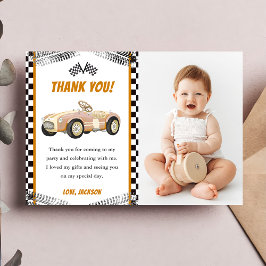 Boy Race Car Geburtstagsparty Danke Karte