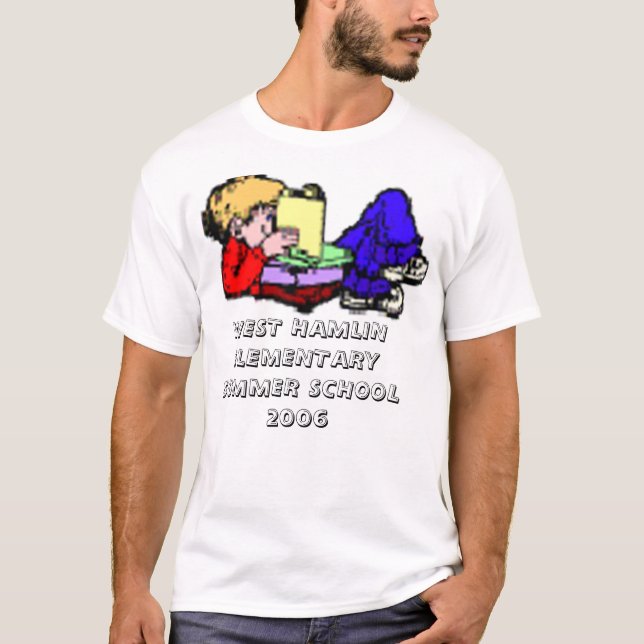 boy_read2, WESTHAMLIN ELEMENTARYSUMMER SCHULE… T-Shirt (Vorderseite)