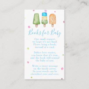 Boy Ready to Pop Summer Books for Baby Shooting Begleitkarte