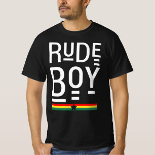 Boy Rude Vibes Good only Rasta Reggae Roots T-Shirt