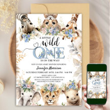 Boy Safari Jungle Baby Dusche