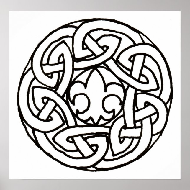 Boy Scout Knot print Poster (Vorne)