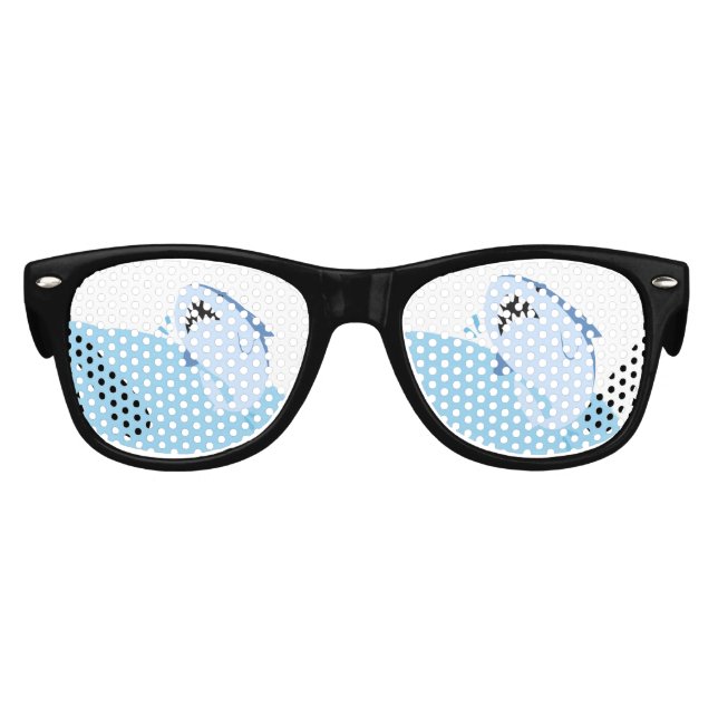 Boy Shark Geburtstagsparty Supplies Partybrille (Vorderseite)