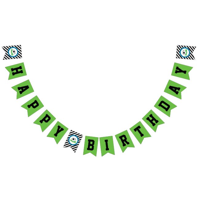 Boy Soccer Birthday Party Banner (Alle)