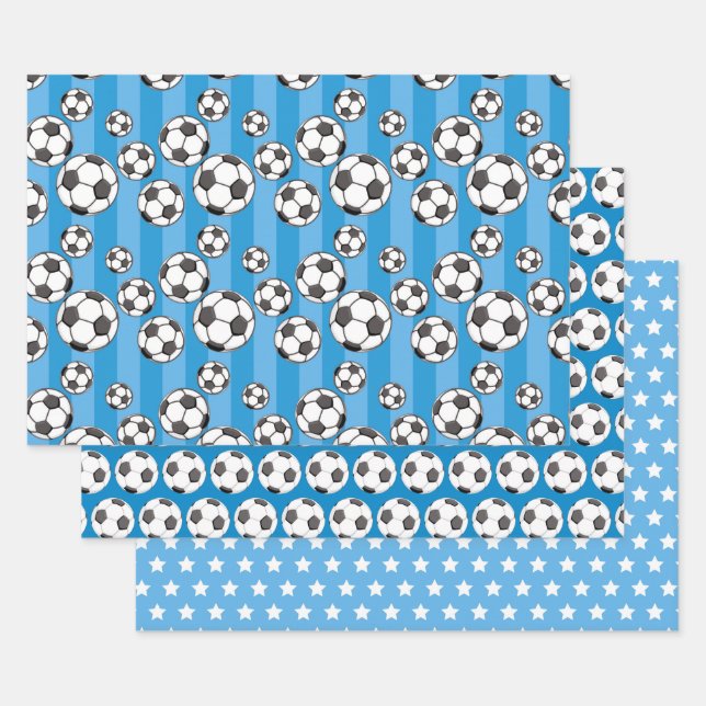 Boy Soccer Field Geschenkpapier Set (Set)