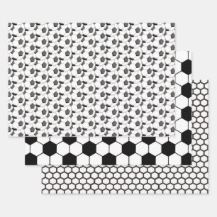 Boy Soccer Field Geschenkpapier Set