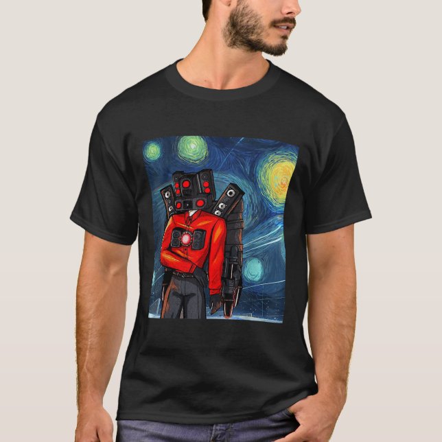 Boy Speakerman Video Game Controller Gamer T-Shirt (Vorderseite)