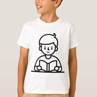 Boy-T - Shirt für Buchlesen