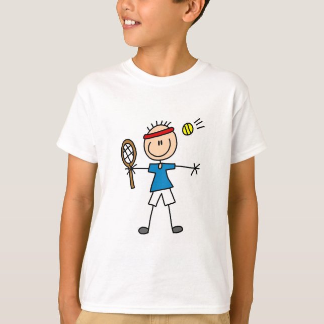 Boy Tennis Player Shirts und Geschenke (Vorderseite)