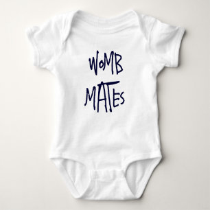 Boy Twins - WOMB MATES Baby Strampler