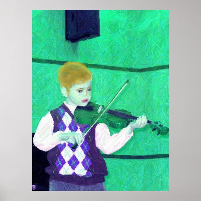 BOY VIOLINIST POSTER (Vorne)