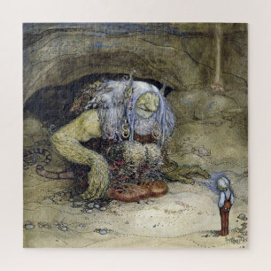 "Boy with Troll" von John Bauer Puzzle